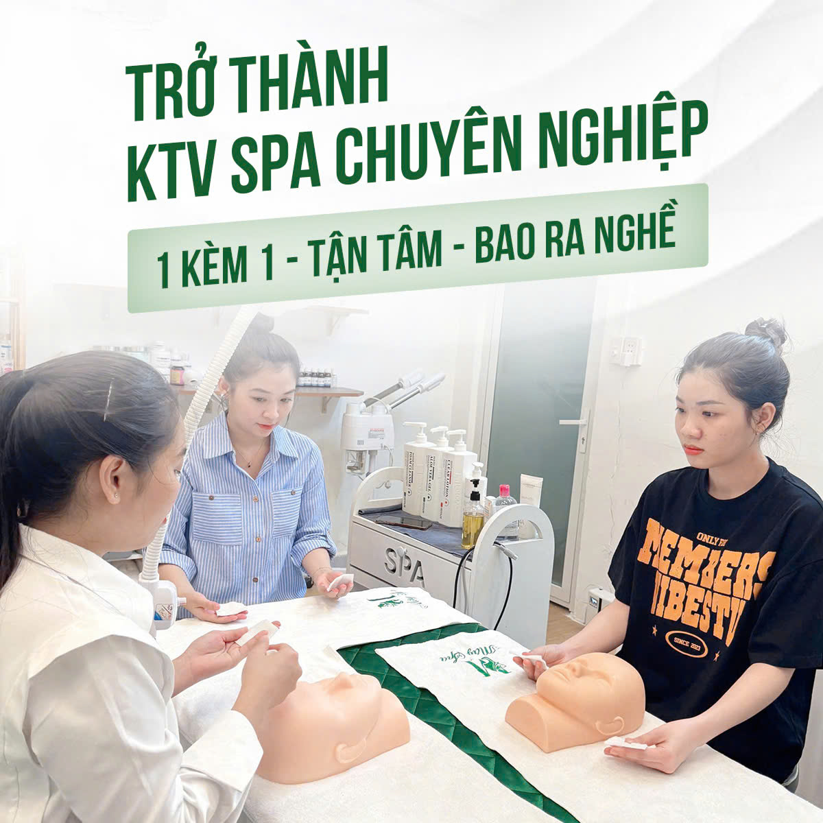Kh&oacute;a học nghề spa - Chăm s&oacute;c da chuy&ecirc;n nghiệp - Xu hướng nghề nghiệp hiện đại
