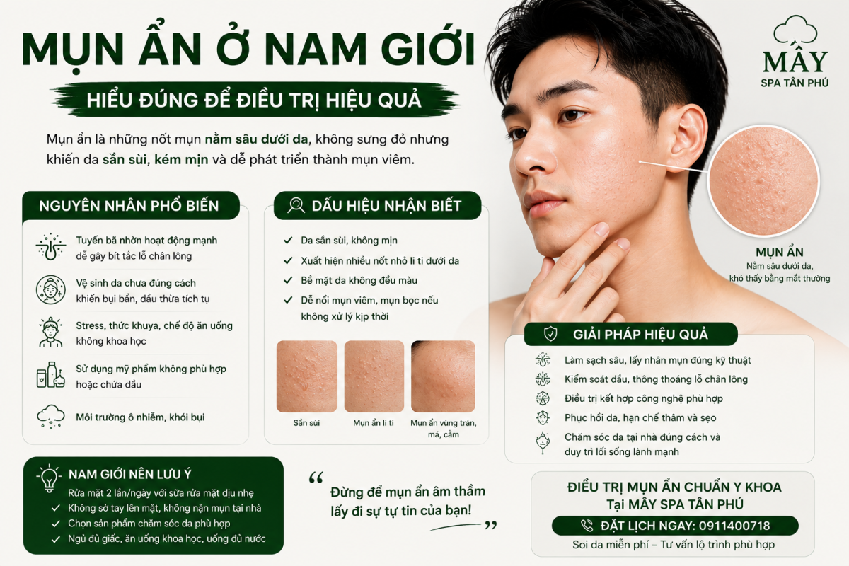 mụn ẩn nam giới