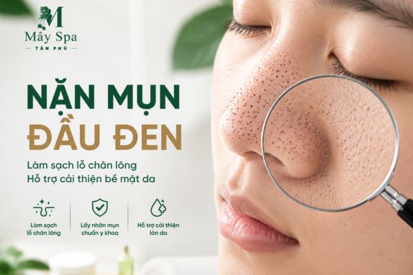 nặn mụn đầu đen