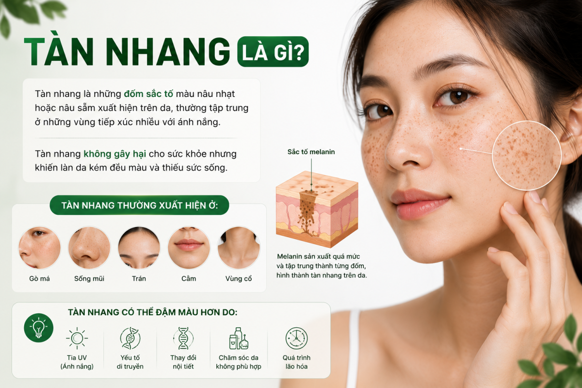Tàn nhang là gì ?