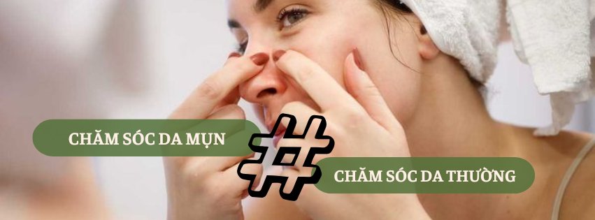 sự kh&aacute;c nhau giữa da mụn v&agrave; da thường