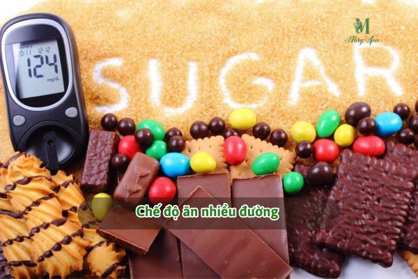 Ăn nhiều đường và rượu bia gây sạm da