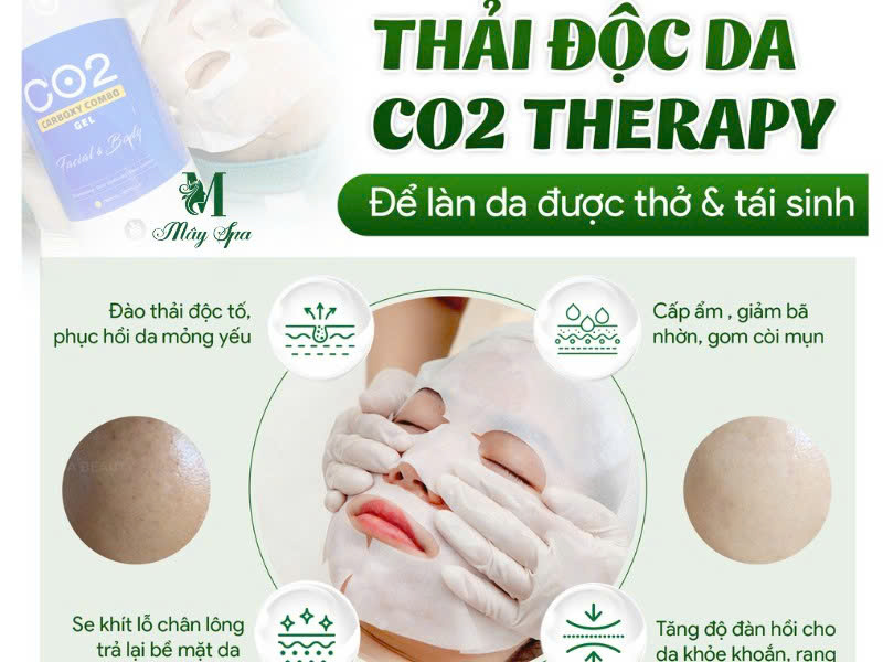 C&ocirc;ng dụng của Detox CO2 trong việc chăm s&oacute;c da mụn
