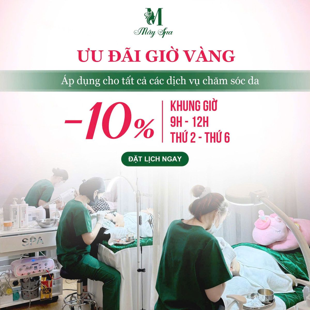 Ưu đ&atilde;i giờ v&agrave;ng tại M&acirc;y spa T&acirc;n Ph&uacute;