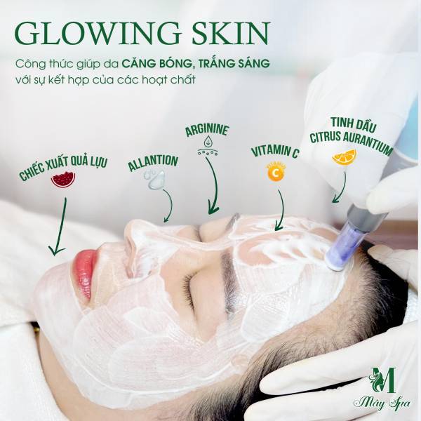 Glowing Skin - Liệu Trình Cấy Trắng Da An Toàn Bằng Dược Mỹ Phẩm