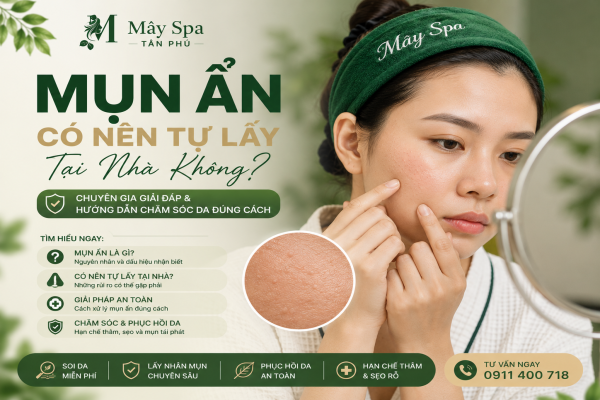 MỤN ẨN CÓ NÊN TỰ LẤY TẠI NHÀ KHÔNG? CHUYÊN GIA GIẢI ĐÁP