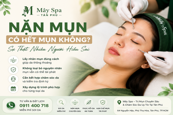 NẶN MỤN CÓ HẾT MỤN KHÔNG? SỰ THẬT NHIỀU NGƯỜI HIỂU SAI