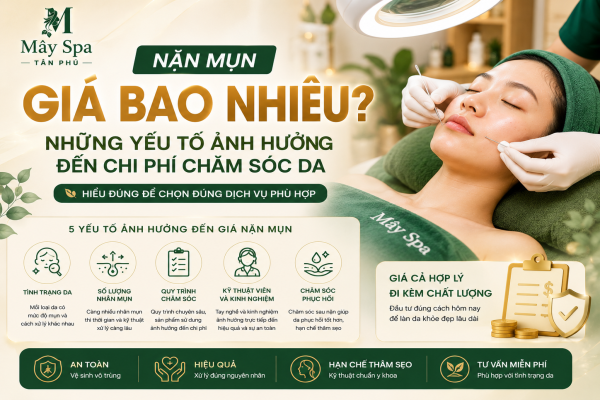 NẶN MỤN GIÁ BAO NHIÊU? NHỮNG YẾU TỐ ẢNH HƯỞNG ĐẾN CHI PHÍ CHĂM SÓC DA NẶN MỤN GIÁ BAO NHIÊU? NHỮNG YẾU TỐ ẢNH HƯỞNG ĐẾN CHI PHÍ CHĂM SÓC DA