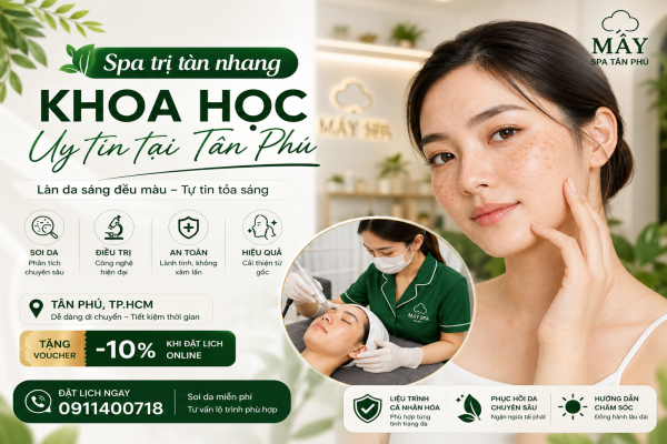 Spa Trị Tàn Nhang Khoa Học Uy Tín Tại Tân Phú, TP.HCM: Giải Pháp Cải Thiện Làn Da Sáng Đều Màu