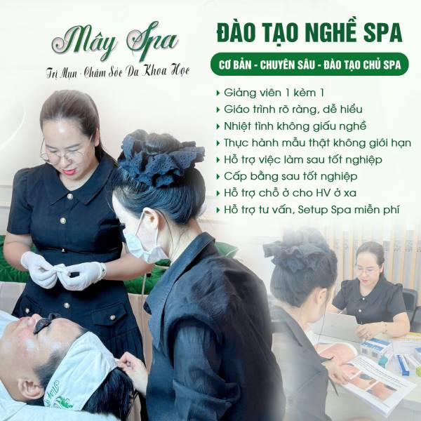 HỌC NGHỀ CHĂM SÓC DA CHUYÊN NGHIỆP TỪ CƠ BẢN ĐẾN NÂNG CAO | MÂY SPA ACADEMY